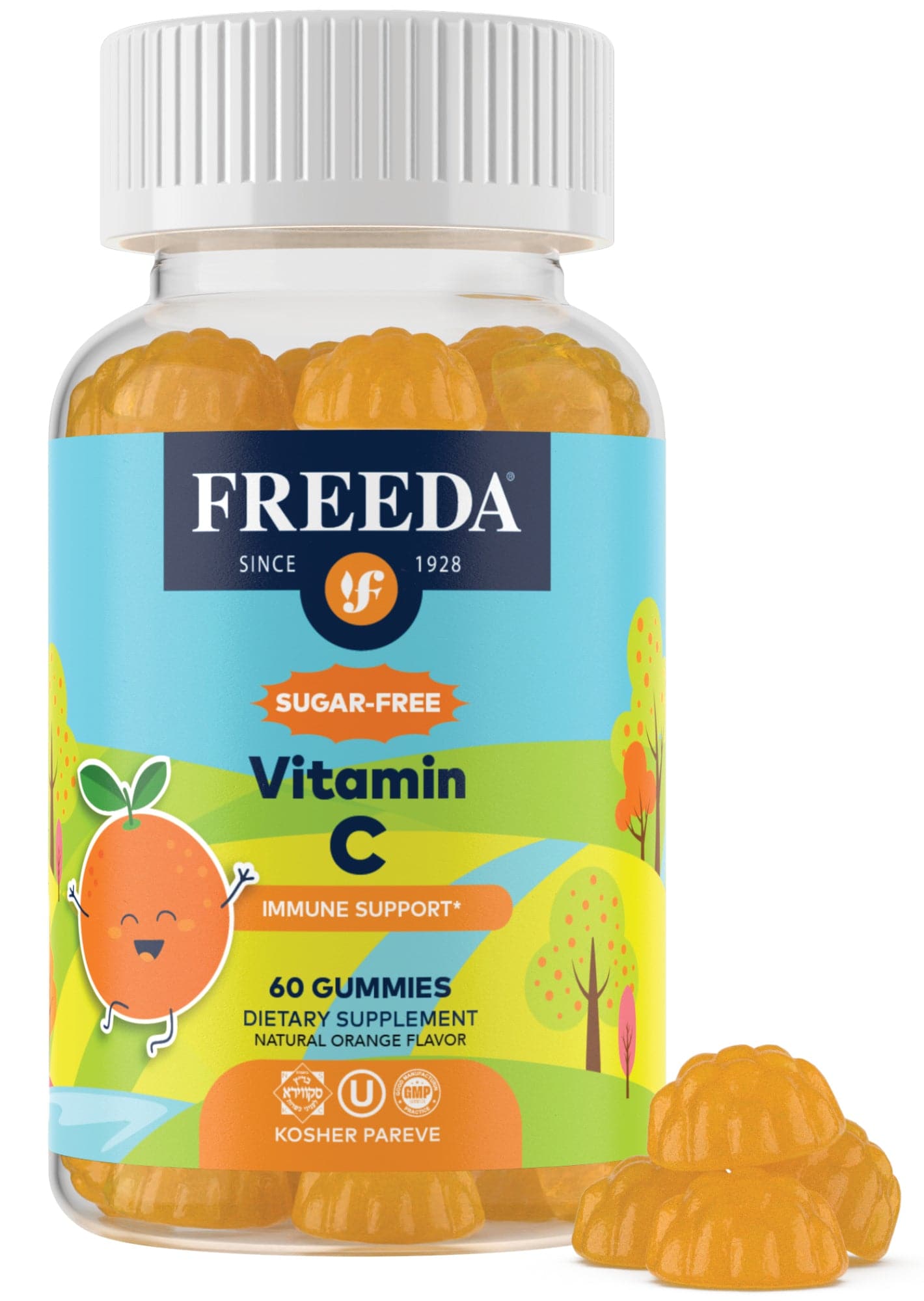 FREEDA  Sugar Free Vitamin C - 60 Gummies