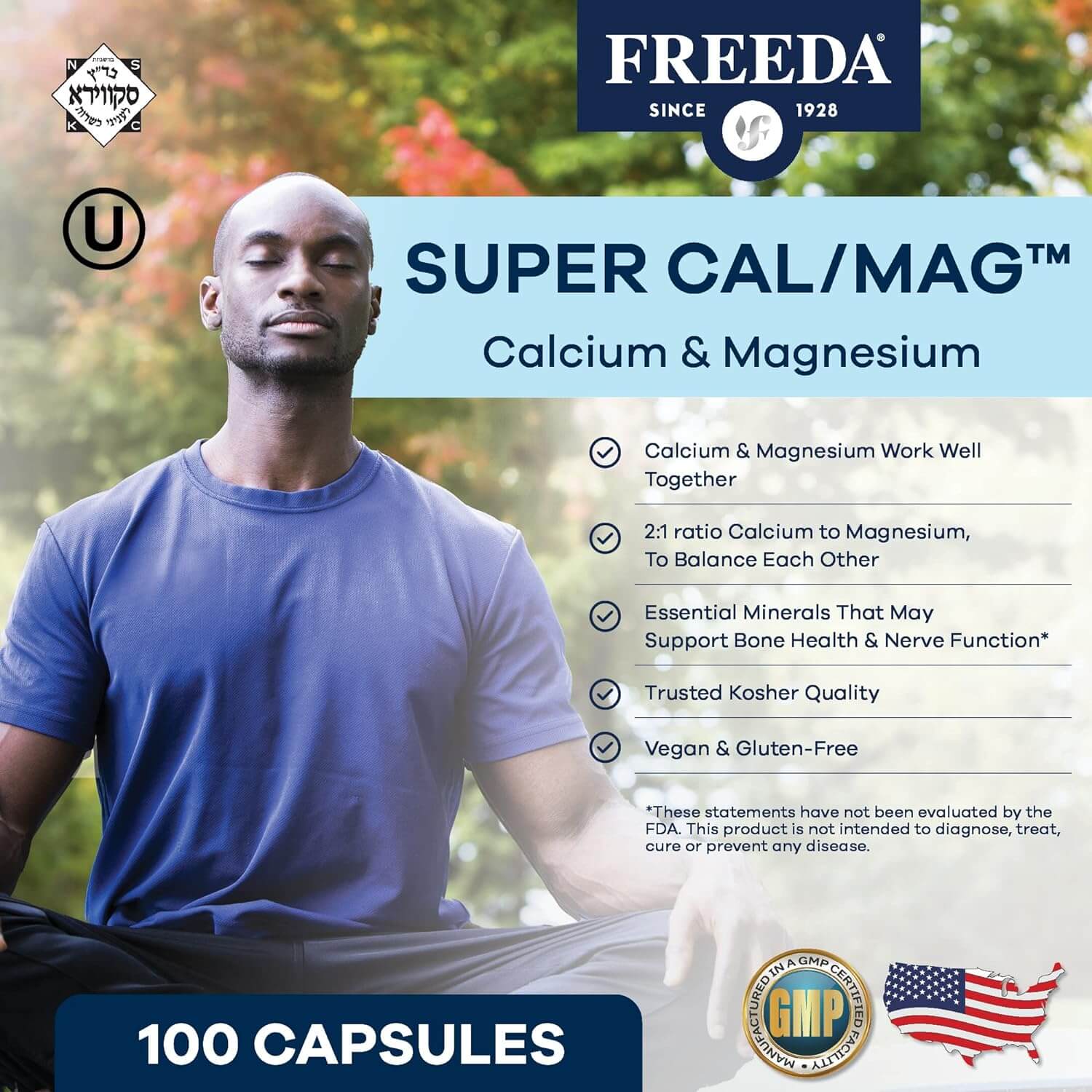 FREEDA  Super Cal/Mag -  Calcium & Magnesium