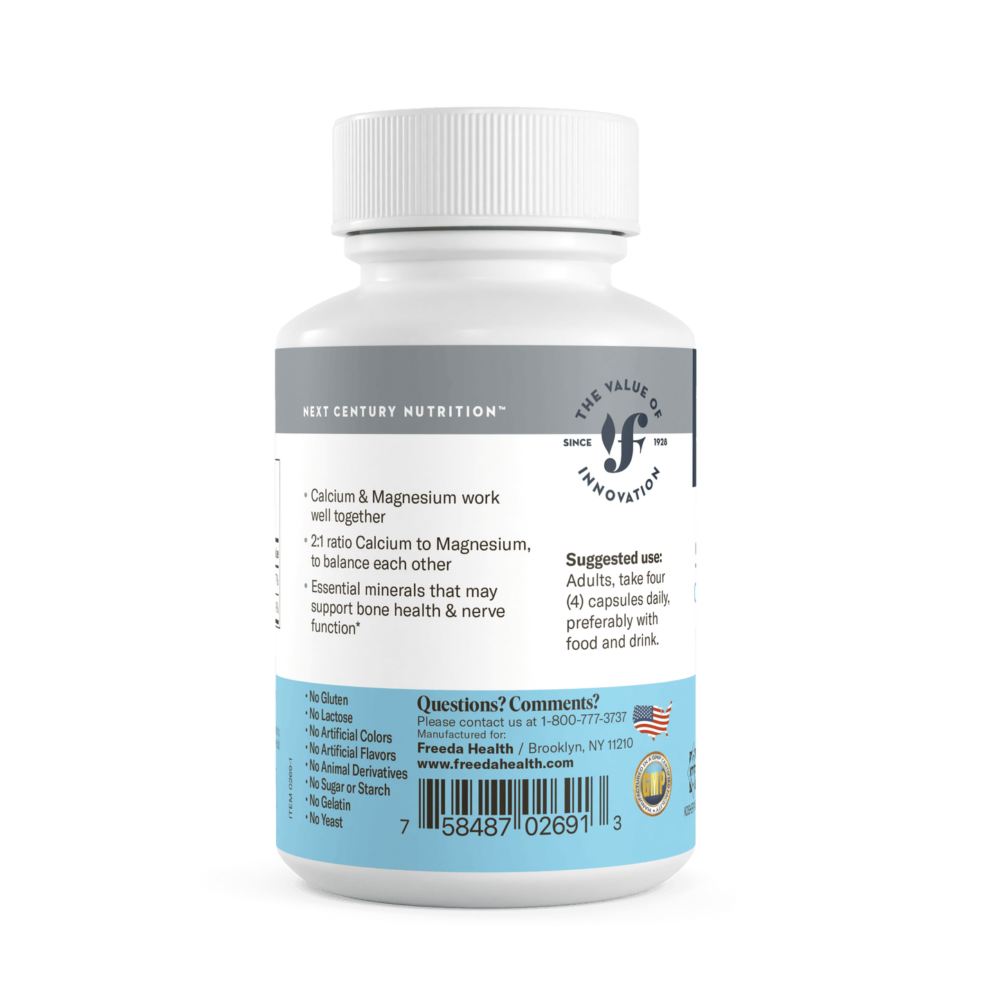 FREEDA  Super Cal/Mag -  Calcium & Magnesium