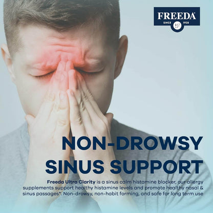 FREEDA  Ultra Clarity Allergy Support- 90 Capsules