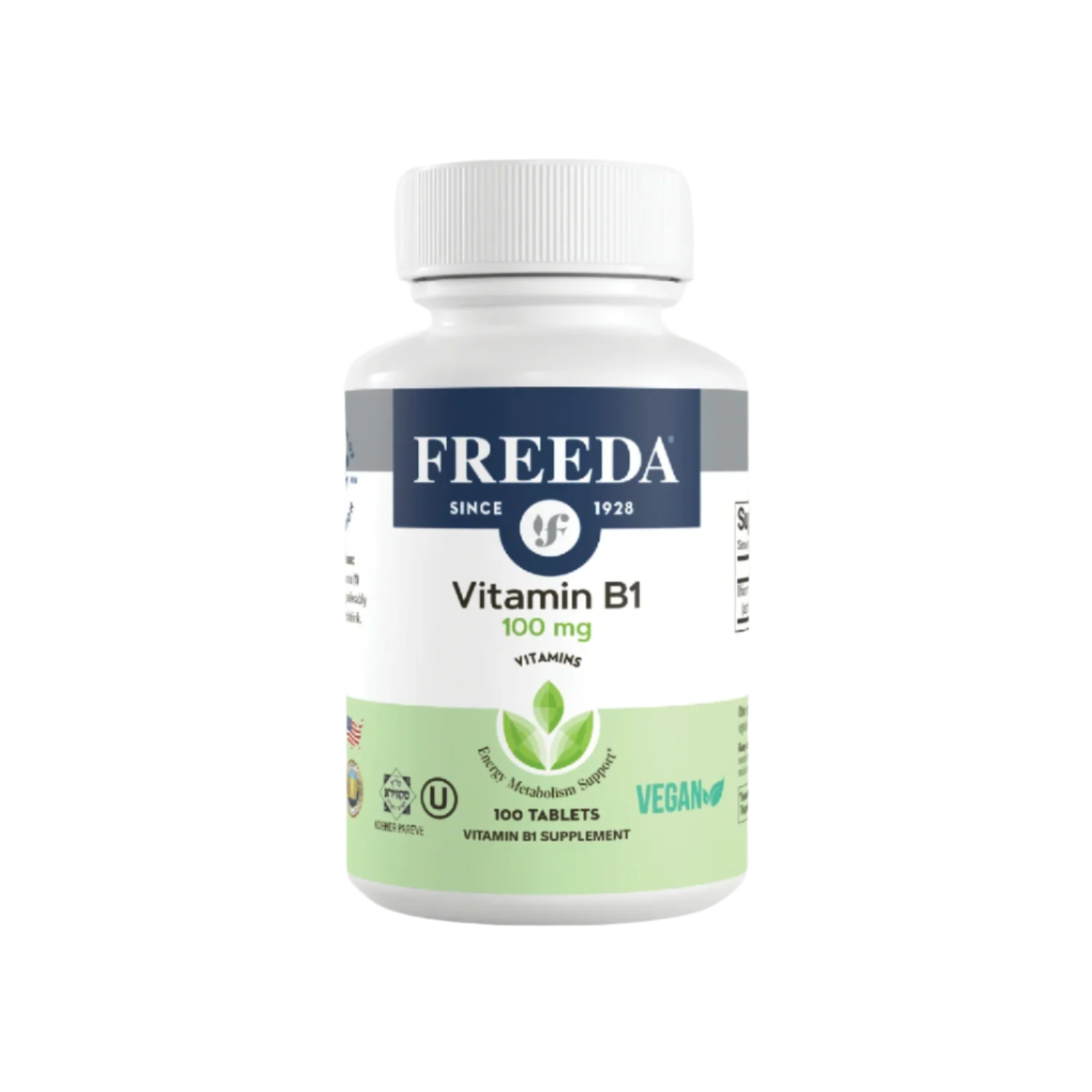 FREEDA  Vitamin B1 (Thiamin HCL) 100 mg - 100 Tablets