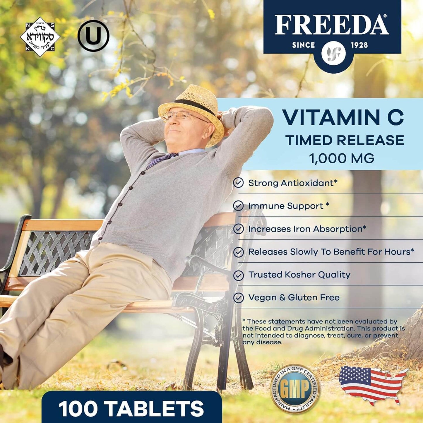 FREEDA  Vitamin C 1000 mg Timed Release