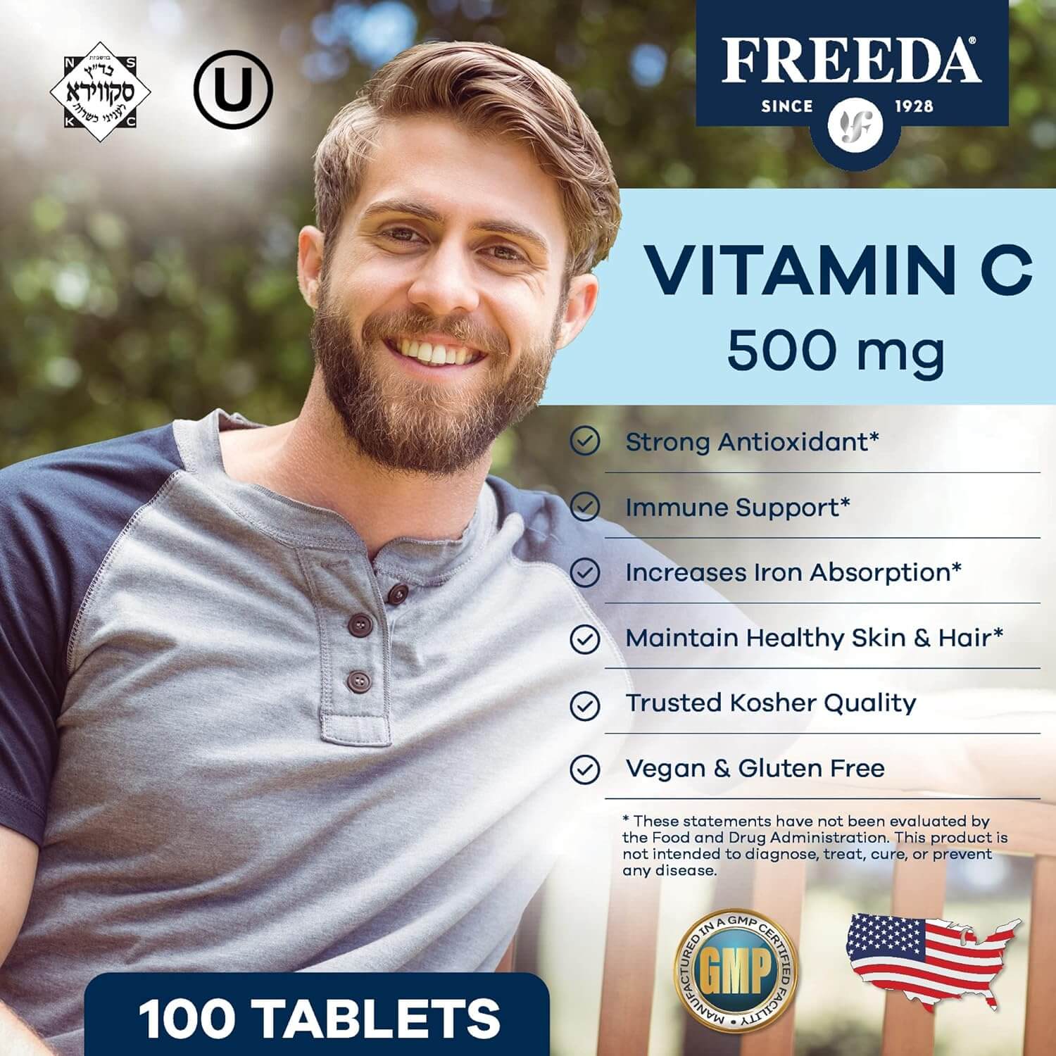 FREEDA  Vitamin C 500 mg