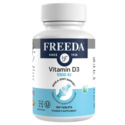 FREEDA  Vitamin D3 1000 IU - Tiny Tablets