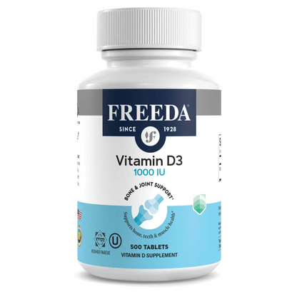 FREEDA  Vitamin D3 1000 IU - Tiny Tablets