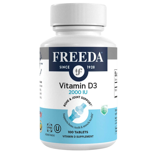 FREEDA  Vitamin D3 2000 IU - Tiny Tablets