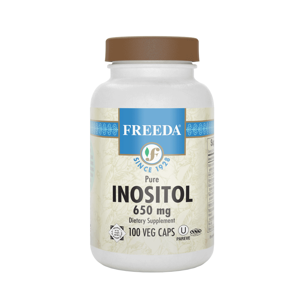 Inositol 650 mg - 100 Capsules - Freeda Health