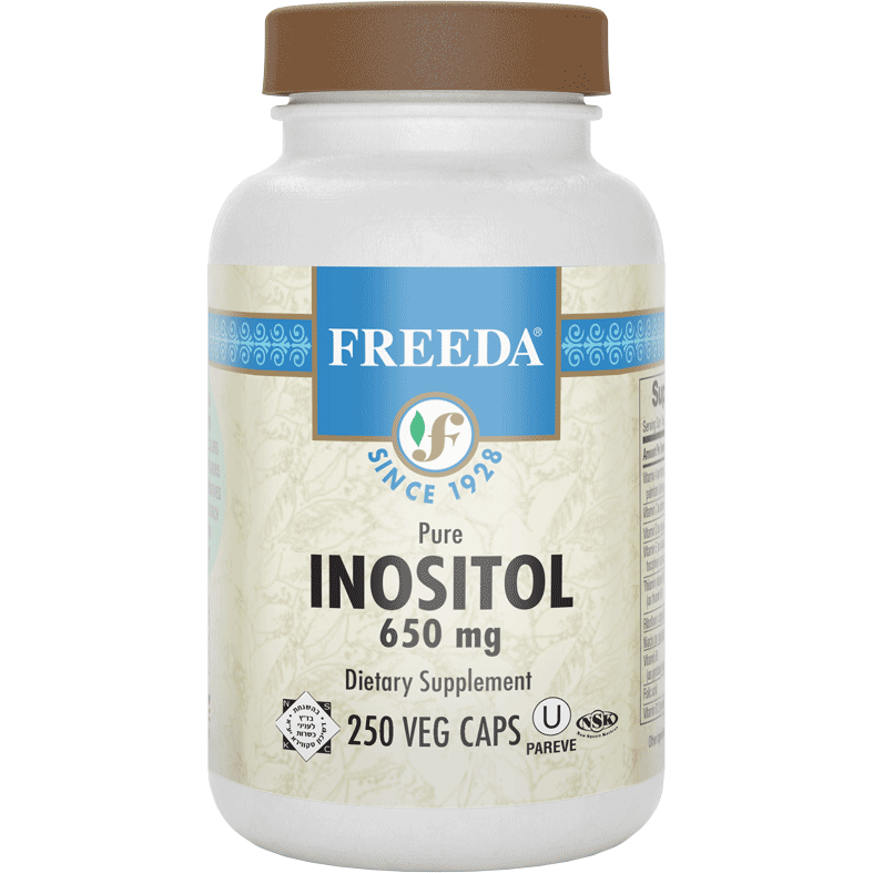 Inositol 650 mg - 250 Capsules - Freeda Health