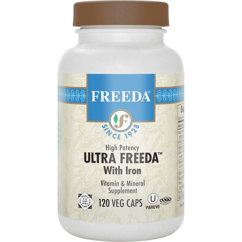 Ultra Freeda with Iron - 120 Capsules - Freeda Health