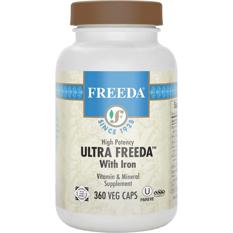 Ultra Freeda, with Iron - 360 Capsules - Freeda Health