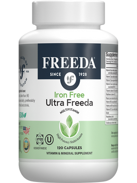 Ultra Freeda, Iron Free - 120 Capsules - Freeda Health