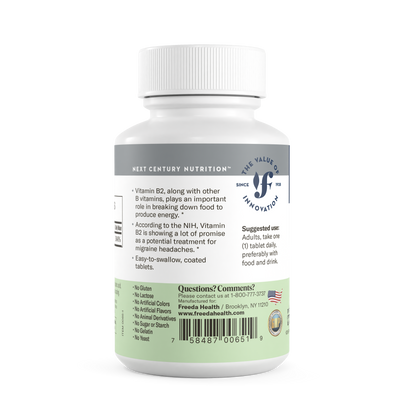 Vitamin B2 (Riboflavin) 50 mg - 100 Tablets