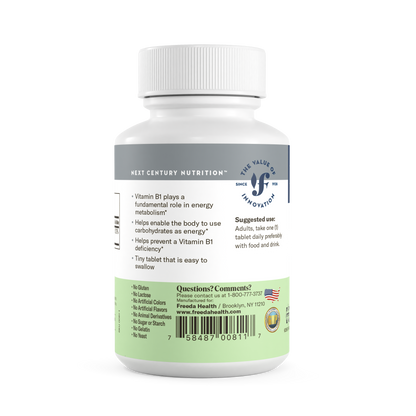 Vitamin B1 (Thiamin HCL) 100 mg - 100 Tablets