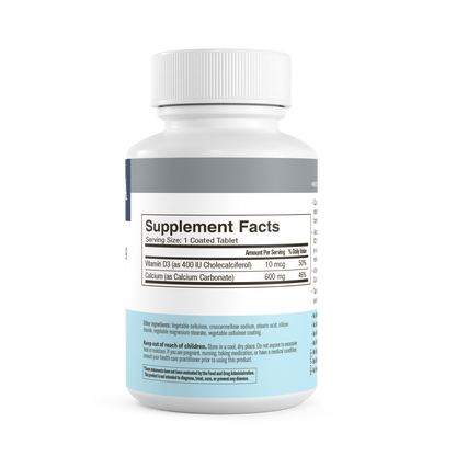 FREEDA  Calcium 600 mg w/ D3 400 IU - 100 Tablets