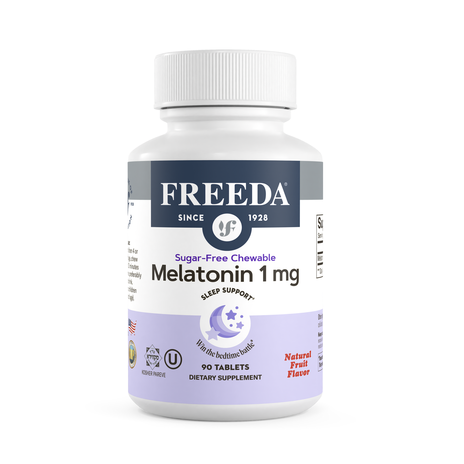 FREEDA  Melatonin Sugar-Free Chewable 1 mg 90